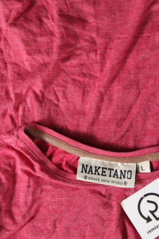 Γυναικείο t-shirt Naketano, Μέγεθος L, Χρώμα Ρόζ , Τιμή 11,49 €