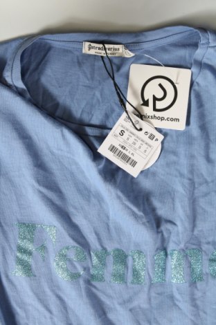 Γυναικείο t-shirt Stradivarius, Μέγεθος S, Χρώμα Μπλέ, Τιμή 6,49 €