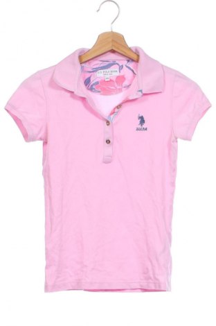 Γυναικείο t-shirt U.S. Polo Assn., Μέγεθος XXS, Χρώμα Ρόζ , Τιμή 20,97 €