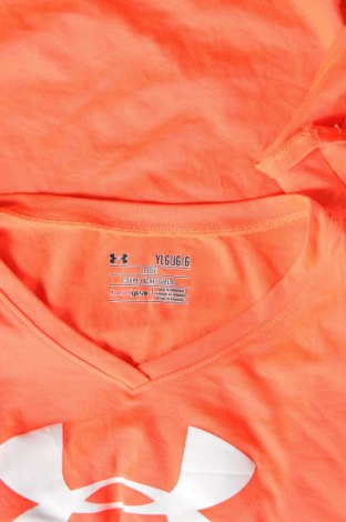 Damen T-Shirt Under Armour, Größe L, Farbe Orange, Preis 9,21 €