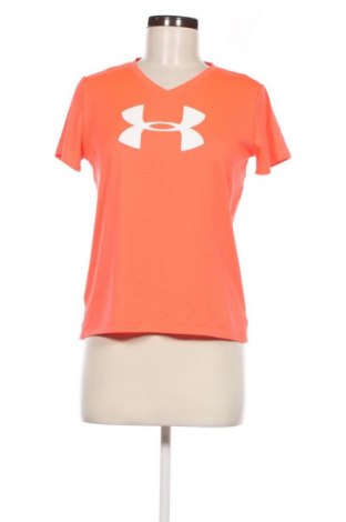 Damski T-shirt Under Armour, Rozmiar L, Kolor Pomarańczowy, Cena 41,38 zł