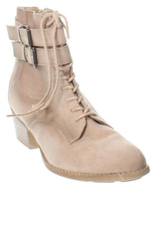 Damen Stiefeletten Graceland, Größe 39, Farbe Beige, Preis 14,99 €