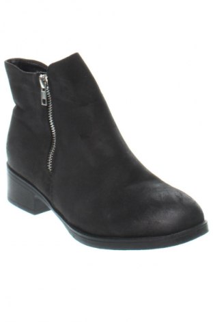 Damen Stiefeletten Pieces, Größe 37, Farbe Schwarz, Preis 17,39 €