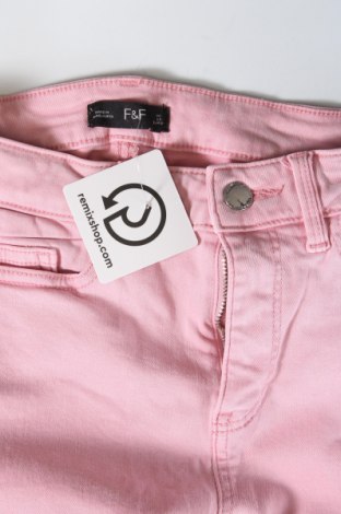 Damskie jeansy F&F, Rozmiar XS, Kolor Różowy, Cena 41,99 zł