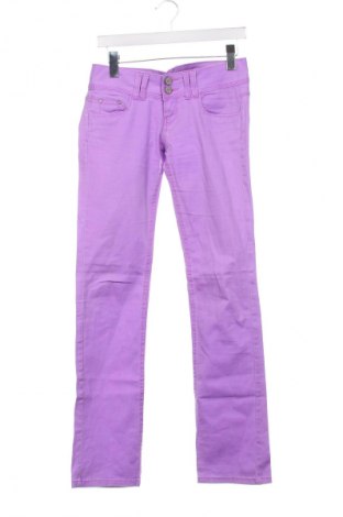 Damskie jeansy Terranova, Rozmiar XS, Kolor Fioletowy, Cena 31,99 zł