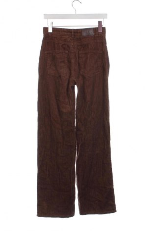 Pantaloni de velvet de femei, Mărime XS, Culoare Maro, Preț 41,99 Lei