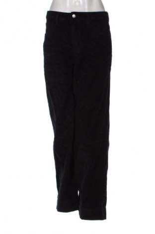 Pantaloni de velvet de femei About You, Mărime M, Culoare Negru, Preț 42,99 Lei