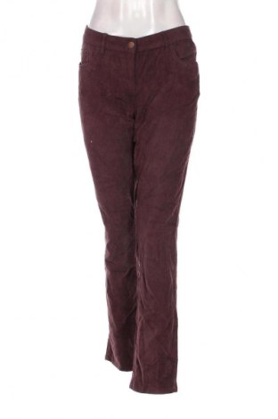 Pantaloni de velvet de femei Blue Motion, Mărime L, Culoare Mov, Preț 29,99 Lei