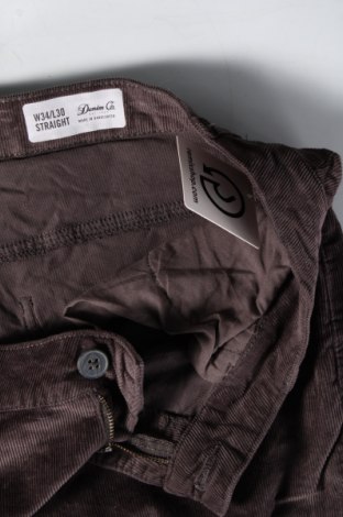 Dámské manšestráky  Denim Co., Barva Šedá, Cena  463,00 Kč