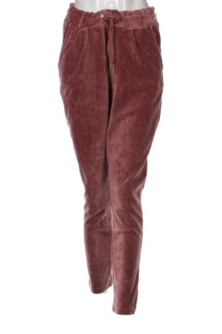 Pantaloni de velvet de femei Gina, Mărime M, Culoare Roz, Preț 29,99 Lei