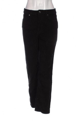 Pantaloni de velvet de femei H&M, Mărime M, Culoare Negru, Preț 43,99 Lei