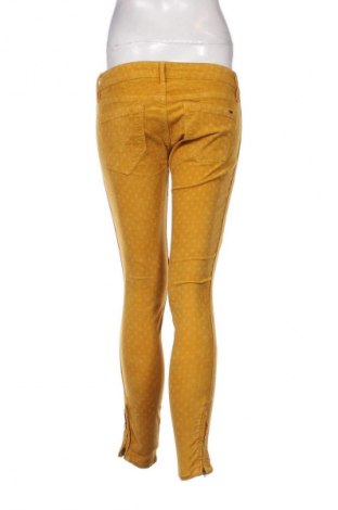 Pantaloni de velvet de femei Hilfiger Denim, Mărime XS, Culoare Galben, Preț 171,99 Lei