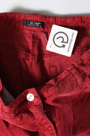 Damen Cordhose Joy, Größe L, Farbe Rot, Preis € 6,99