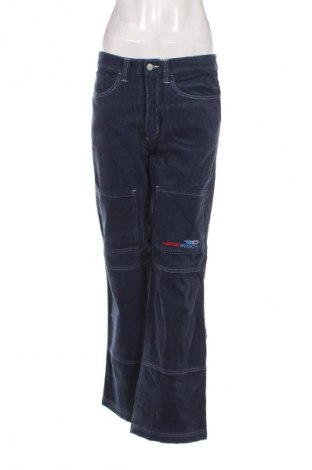 Pantaloni de velvet de femei Kanabeach, Mărime S, Culoare Albastru, Preț 76,99 Lei