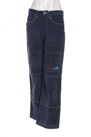 Pantaloni de velvet de femei Kanabeach, Mărime S, Culoare Albastru, Preț 76,99 Lei