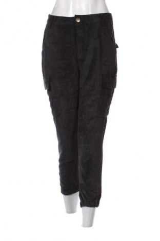 Pantaloni de velvet de femei Robin, Mărime M, Culoare Gri, Preț 41,99 Lei