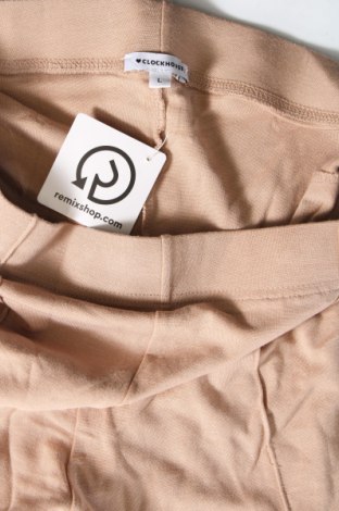 Damenhose Clockhouse, Größe L, Farbe Beige, Preis € 3,99