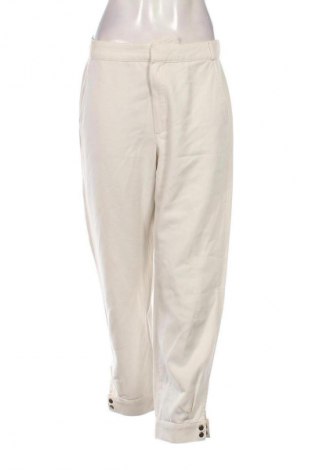 Pantaloni de femei Massimo Dutti, Mărime M, Culoare Ecru, Preț 173,47 Lei