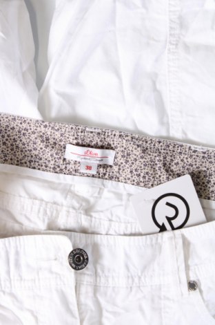 Pantaloni de femei S.Oliver, Mărime L, Culoare Alb, Preț 25,99 Lei