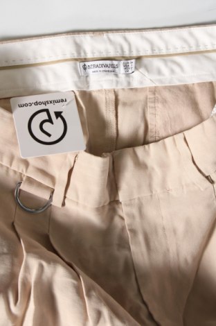 Pantaloni de femei Stradivarius, Mărime S, Culoare Bej, Preț 89,77 Lei