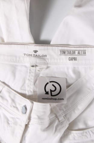 Pantaloni de femei Tom Tailor, Mărime L, Culoare Alb, Preț 68,99 Lei