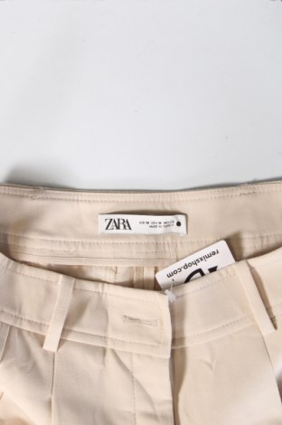 Pantaloni de femei Zara, Mărime M, Culoare Bej, Preț 88,99 Lei