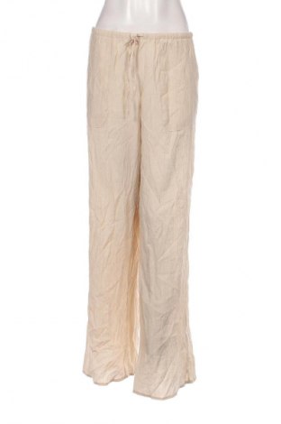 Damenhose Zara, Größe L, Farbe Beige, Preis 15,49 €