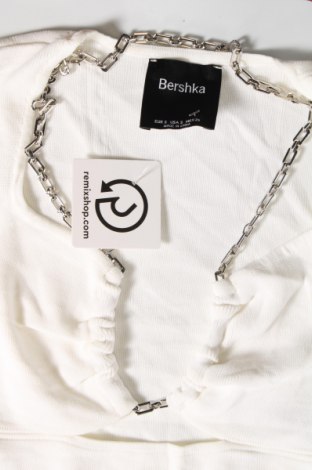 Pulover de femei Bershka, Mărime S, Culoare Alb, Preț 33,99 Lei