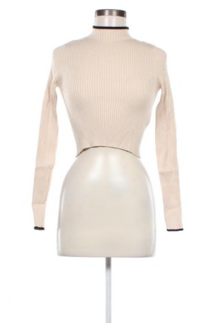 Damenpullover Bershka, Größe S, Farbe Beige, Preis 9,29 €