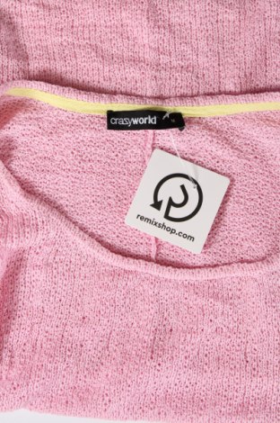 Damenpullover Crazy World, Größe M, Farbe Rosa, Preis € 3,99