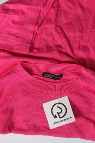 Damenpullover Laura Torelli, Größe L, Farbe Rosa, Preis 8,49 €