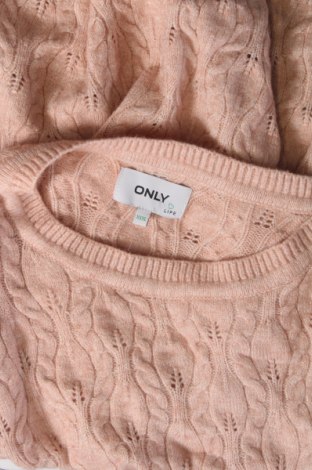 Damski sweter ONLY, Rozmiar 3XL, Kolor Popielaty róż, Cena 86,79 zł