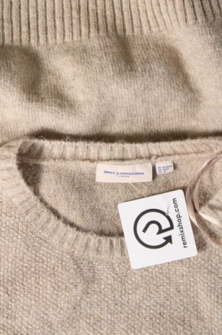 Damenpullover ONLY Carmakoma, Größe M, Farbe Beige, Preis € 3,49