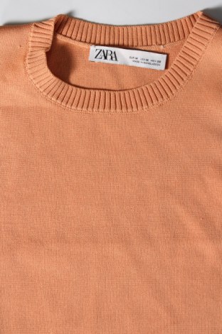 Damenpullover Zara, Größe M, Farbe Orange, Preis 6,49 €