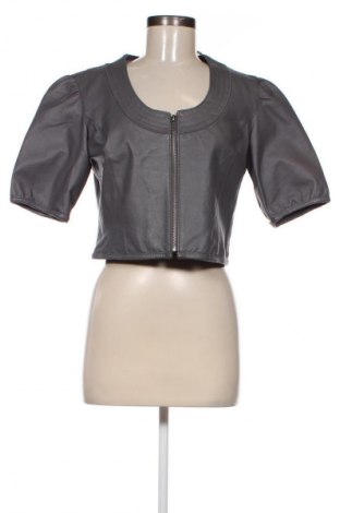 Damen Lederjacke Paprika, Größe L, Farbe Grau, Preis 56,79 €