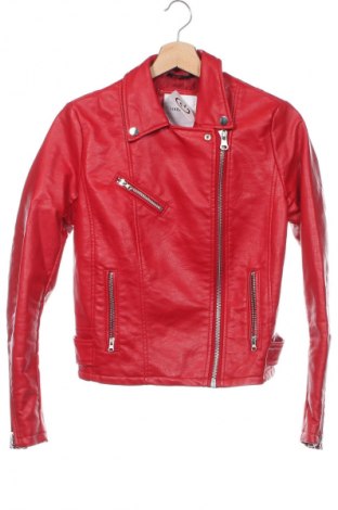 Damen Lederjacke Terranova, Größe XS, Farbe Rot, Preis 18,19 €