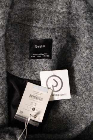 Damski płaszcz Bershka, Rozmiar S, Kolor Szary, Cena 373,99 zł