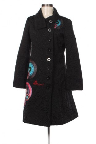 Damenmantel Desigual, Größe L, Farbe Schwarz, Preis 47,79 €