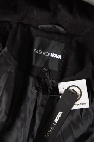 Γυναικείο παλτό Fashion nova, Μέγεθος XL, Χρώμα Μαύρο, Τιμή 39,49 €