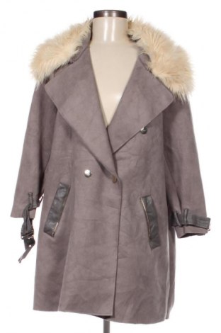 Damenmantel River Island, Größe L, Farbe Grau, Preis 30,49 €