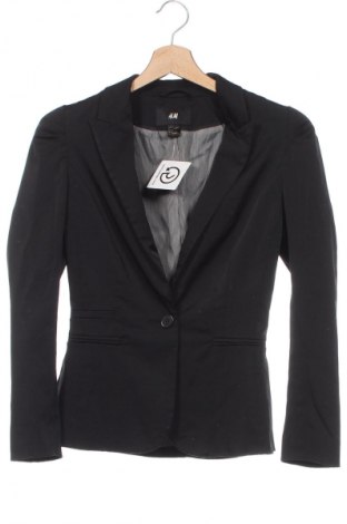 Damen Blazer H&M, Größe XS, Farbe Schwarz, Preis 15,99 €