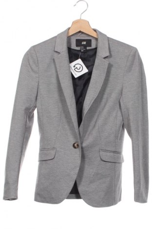 Damen Blazer H&M, Größe XS, Farbe Grau, Preis 16,49 €