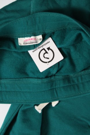 Pantaloni trening de femei Clockhouse, Mărime S, Culoare Verde, Preț 43,99 Lei