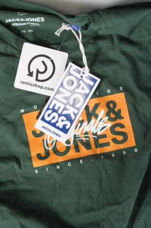 Bluză pentru copii Jack & Jones, Mărime 15-18y/ 170-176 cm, Culoare Verde, Preț 92,99 Lei