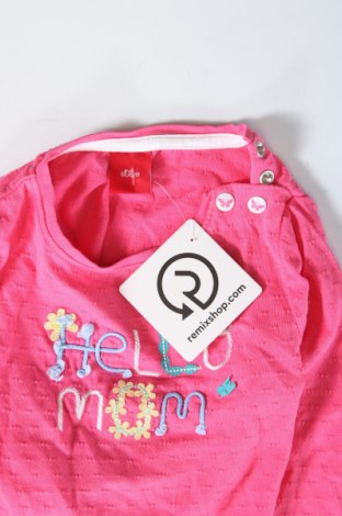 Kinder Shirt S.Oliver, Größe 3-6m/ 62-68 cm, Farbe Rosa, Preis 5,99 €