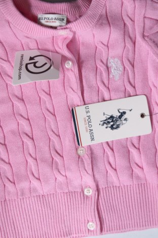 Kinder Strickjacke U.S. Polo Assn., Größe 2-3y/ 98-104 cm, Farbe Rosa, Preis € 39,99