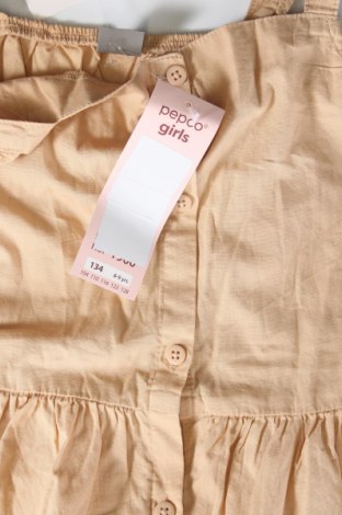 Kinderkleid Pepco, Größe 8-9y/ 134-140 cm, Farbe Beige, Preis € 5,99