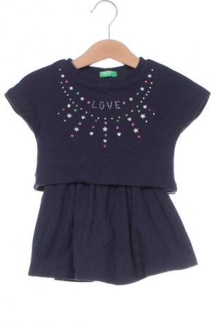 Kinderkleid United Colors Of Benetton, Größe 12-18m/ 80-86 cm, Farbe Blau, Preis 5,12 €