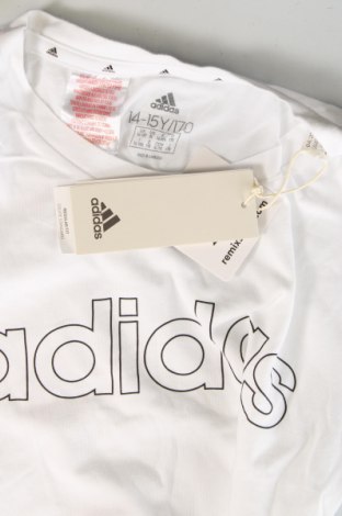 Dziecięcy T-shirt Adidas, Rozmiar 14-15y/ 168-170 cm, Kolor Biały, Cena 70,99 zł