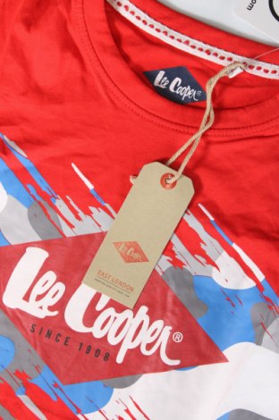 Dziecięcy T-shirt Lee Cooper, Rozmiar 7-8y/ 128-134 cm, Kolor Czerwony, Cena 90,99 zł